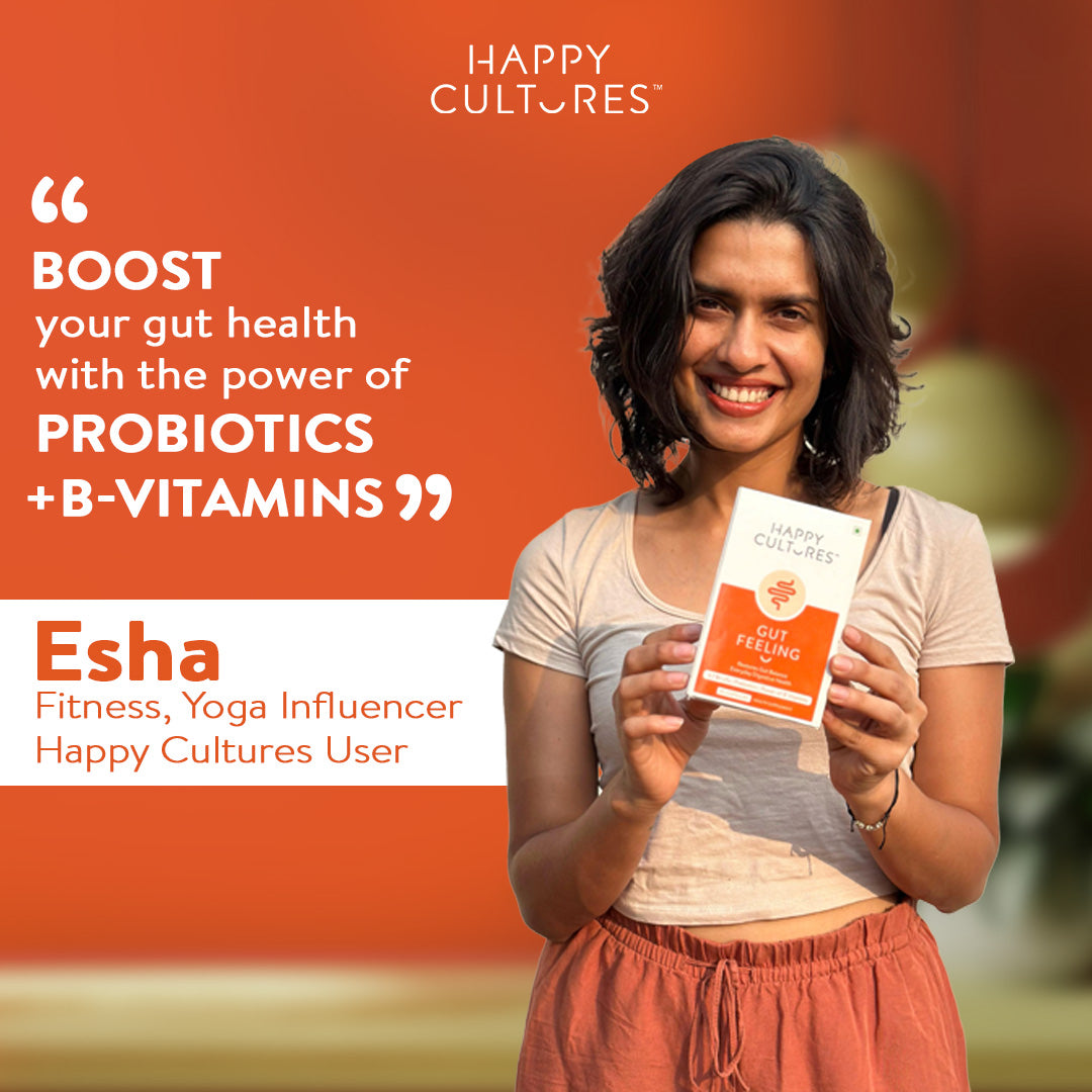 Gut Feeling Capsules with Pre+Probiotics and B-vitamins