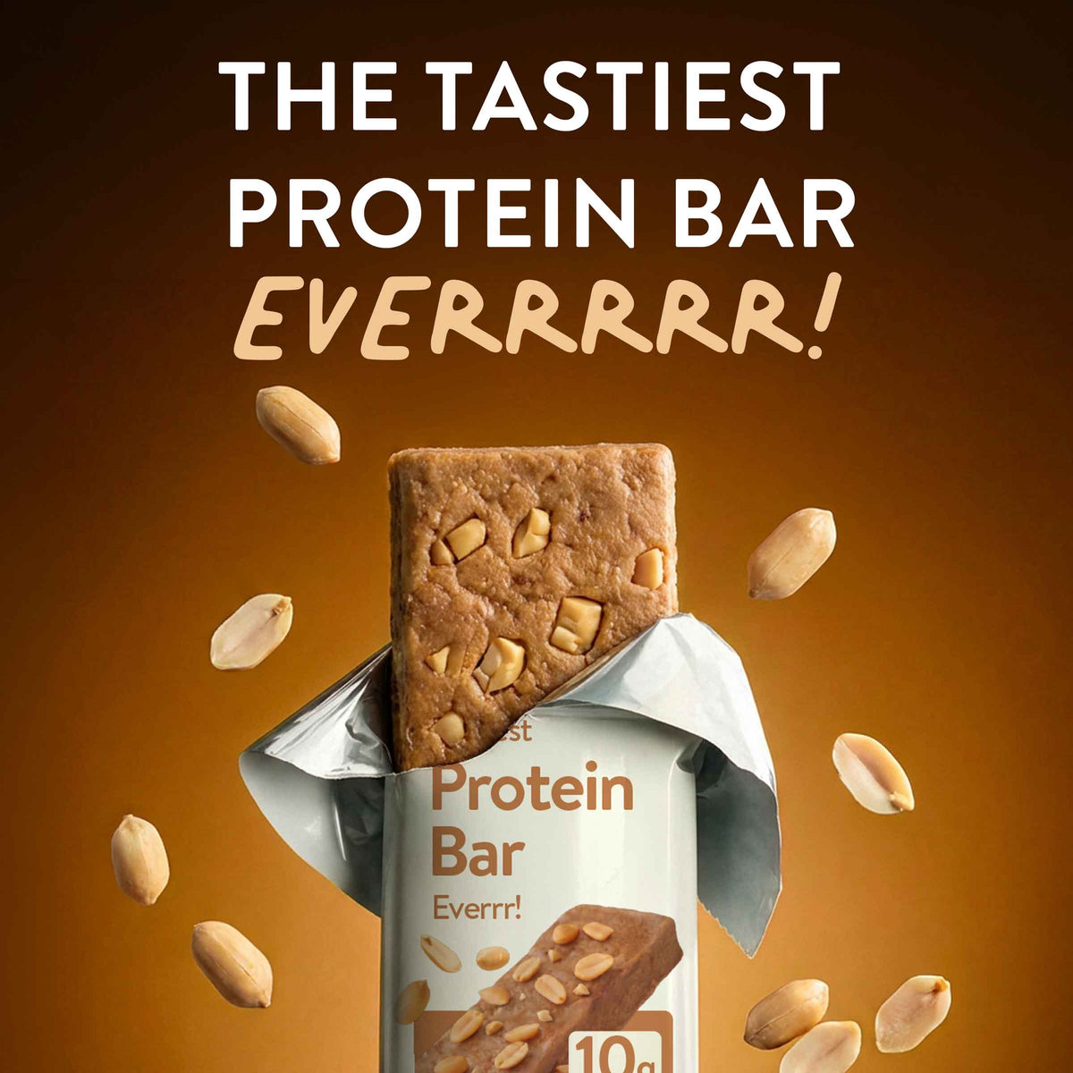 Happy Cultures 10g Tastiest Protein Bar - Peanut Butter