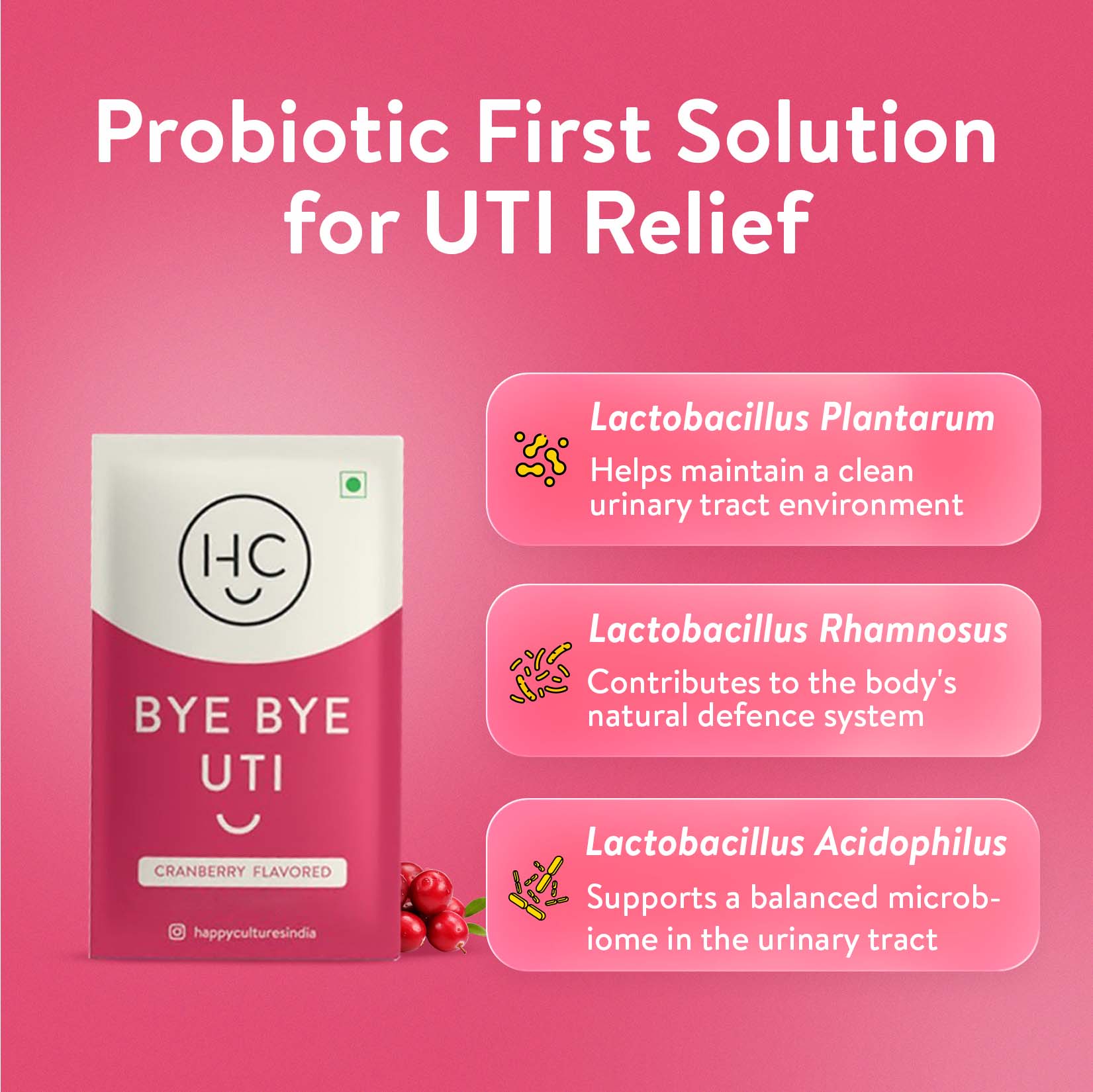 Bye Bye UTI – Instamelts for Vaginal Health