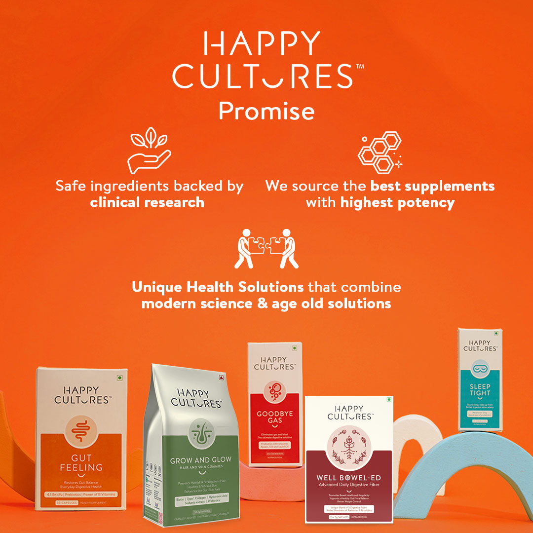 Gut Feeling Capsules with Pre+Probiotics and B-vitamins