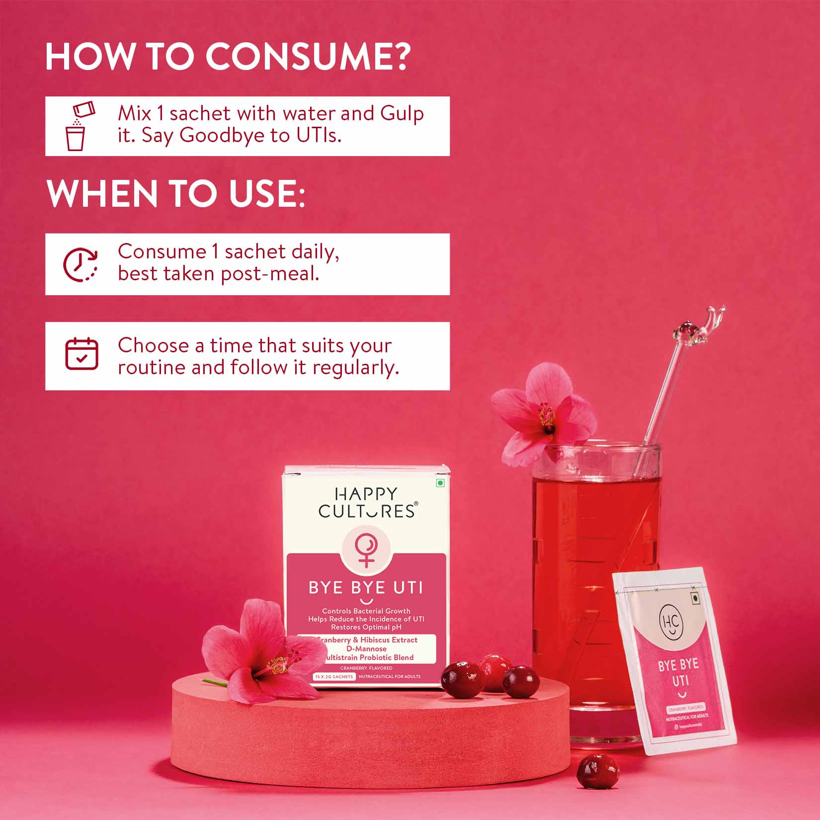 Bye Bye UTI – Instamelts for Vaginal Health