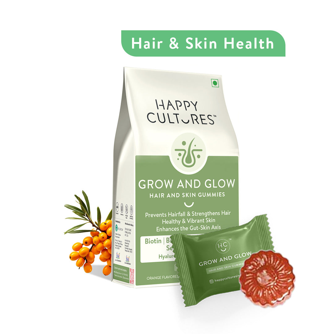 Grow and Glow Gummies for Healthy Hair & Skin