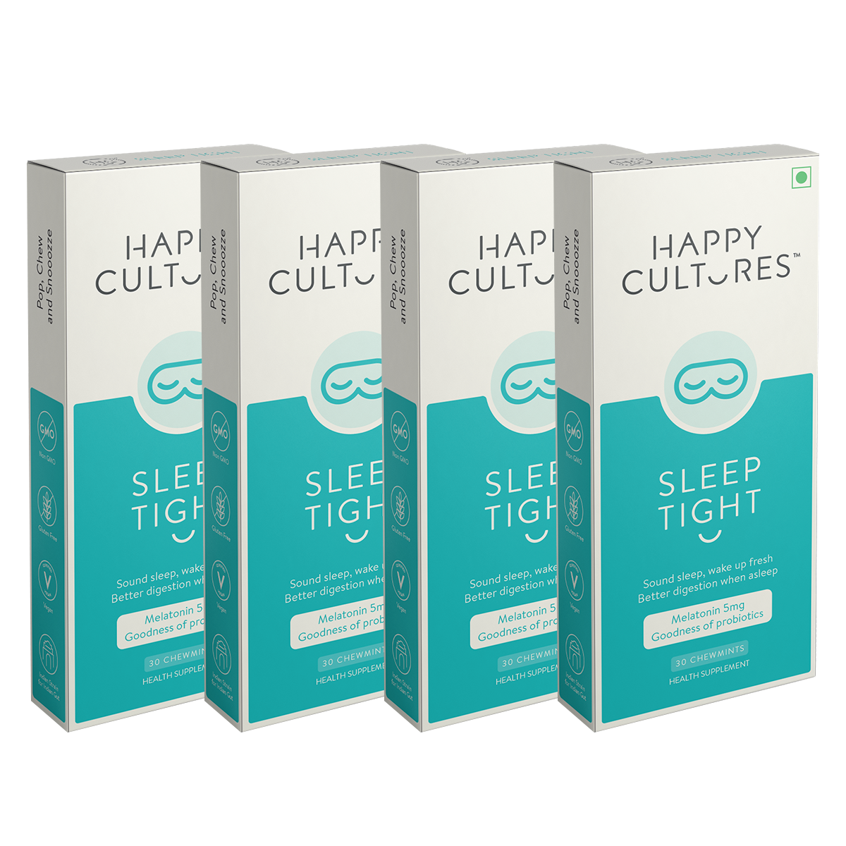 Sleep Tight- Natural Sleep supplements with a blend of Melatonin 5 mg and Probiotics