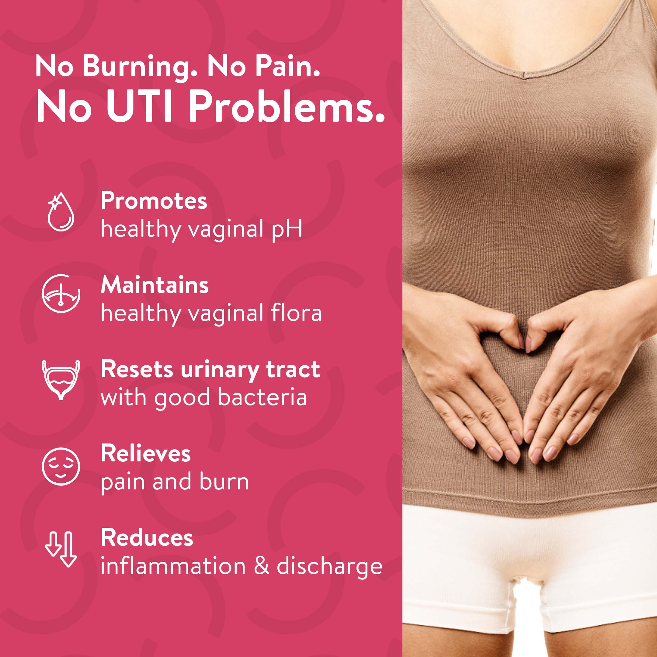 Bye Bye UTI – Instamelts for Vaginal Health