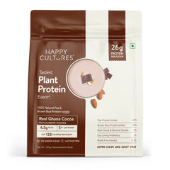 The Tastiest Plant Protein Everrr | Real Ghana Cocoa | 26g Protein Per Scoop - Chocolate 505g