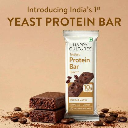 Happy Cultures 10g Tastiest Protein Bar - Roasted Coffee