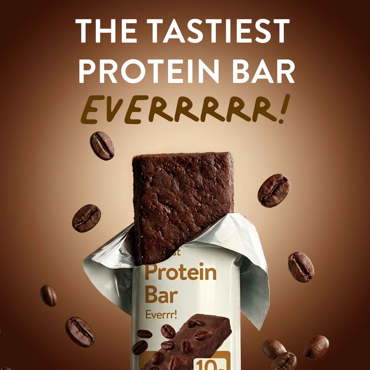 Happy Cultures 10g Tastiest Protein Bar - Roasted Coffee