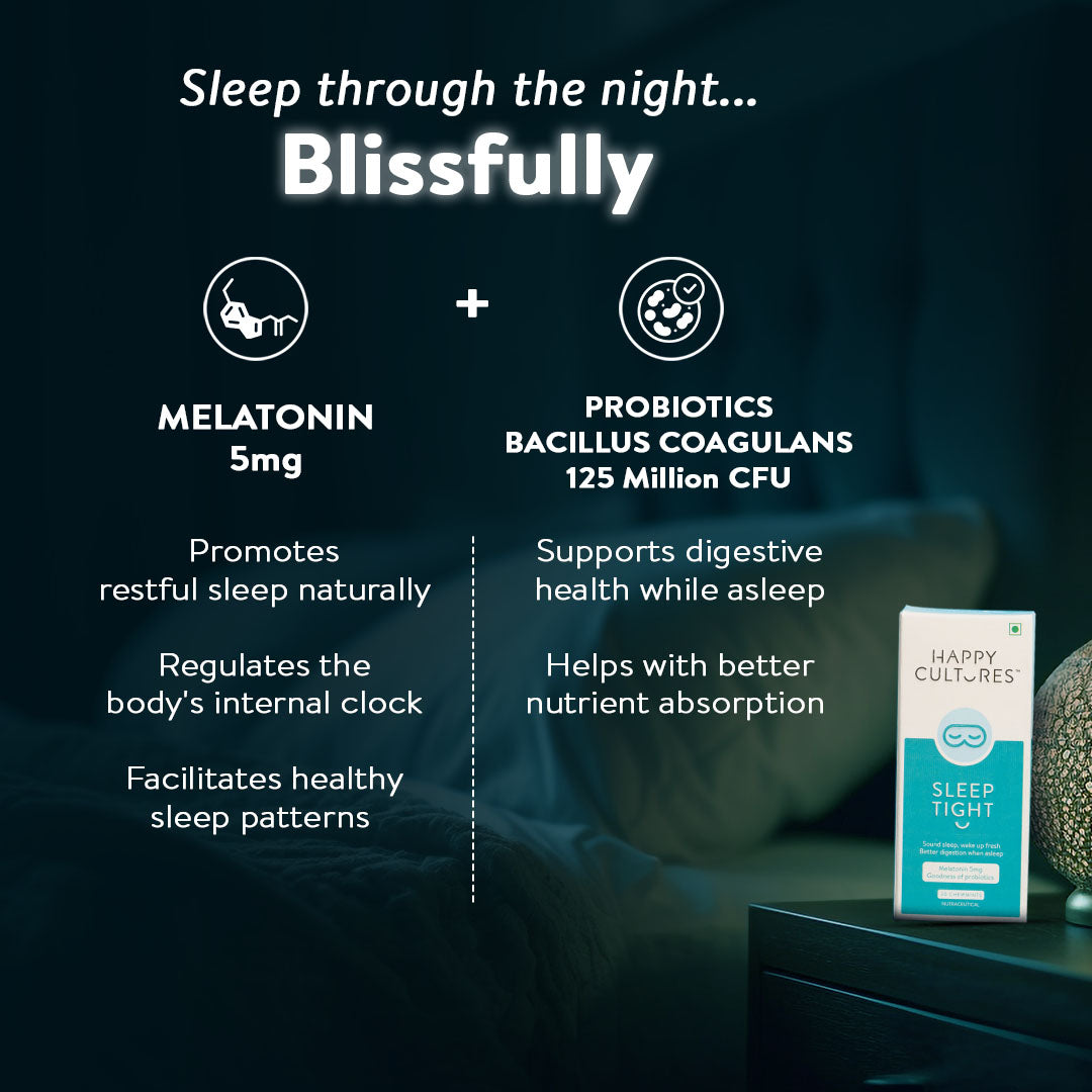 Sleep Tight Chewmint Melatonin 5Mg with Probiotics