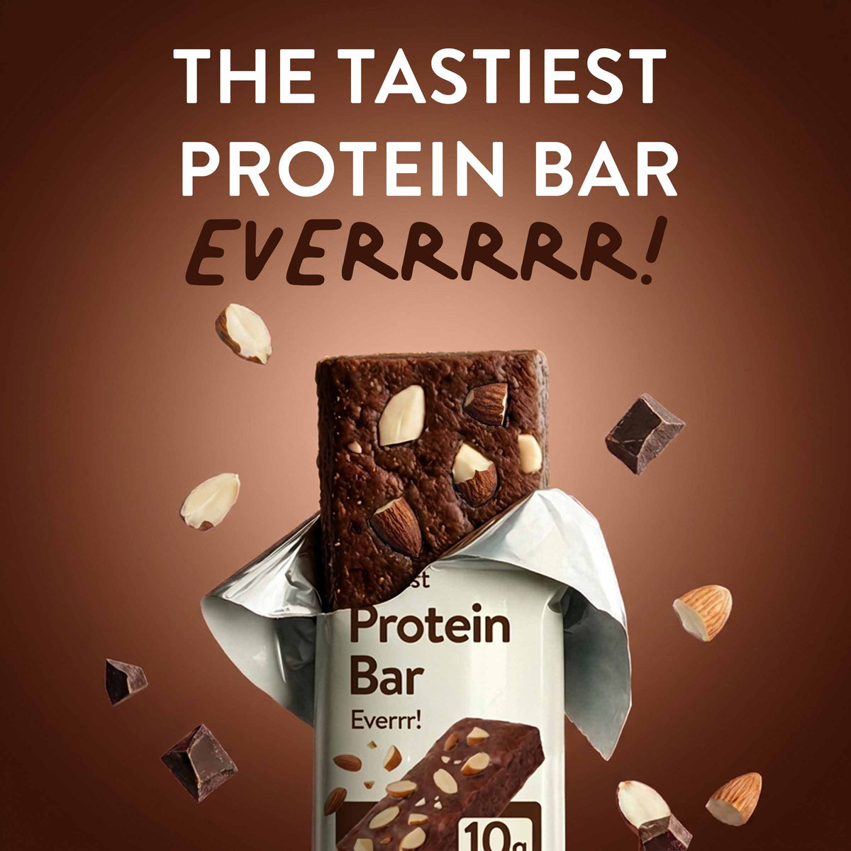 Happy Cultures 10g Tastiest Protein Bar - Dark Chocolate