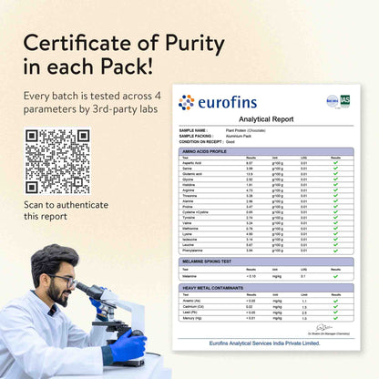 The Tastiest Plant Protein Everrr | Real Ghana Cocoa | 26g Protein Per Scoop 505g - Chocolate