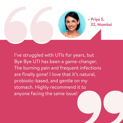 Bye Bye UTI Probiotic Solution To Prevent Urinary Tract Infection In Women