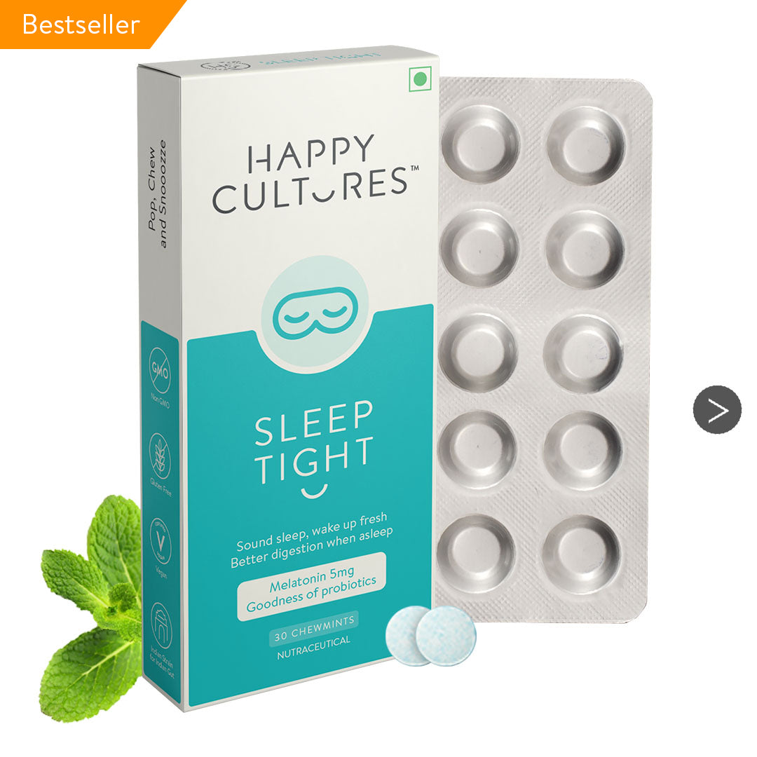 Sleep Tight Chewmint Melatonin 5Mg with Probiotics