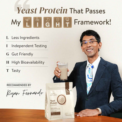 Happy Cultures 31g Yeast Protein (Fermented) - Unflavoured Yeast Protein