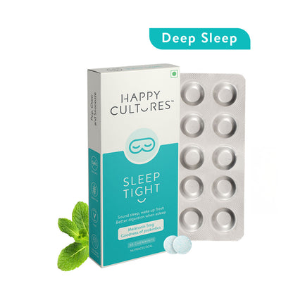 Sleep Tight- Natural Sleep supplements with a blend of Melatonin 5 mg and Probiotics
