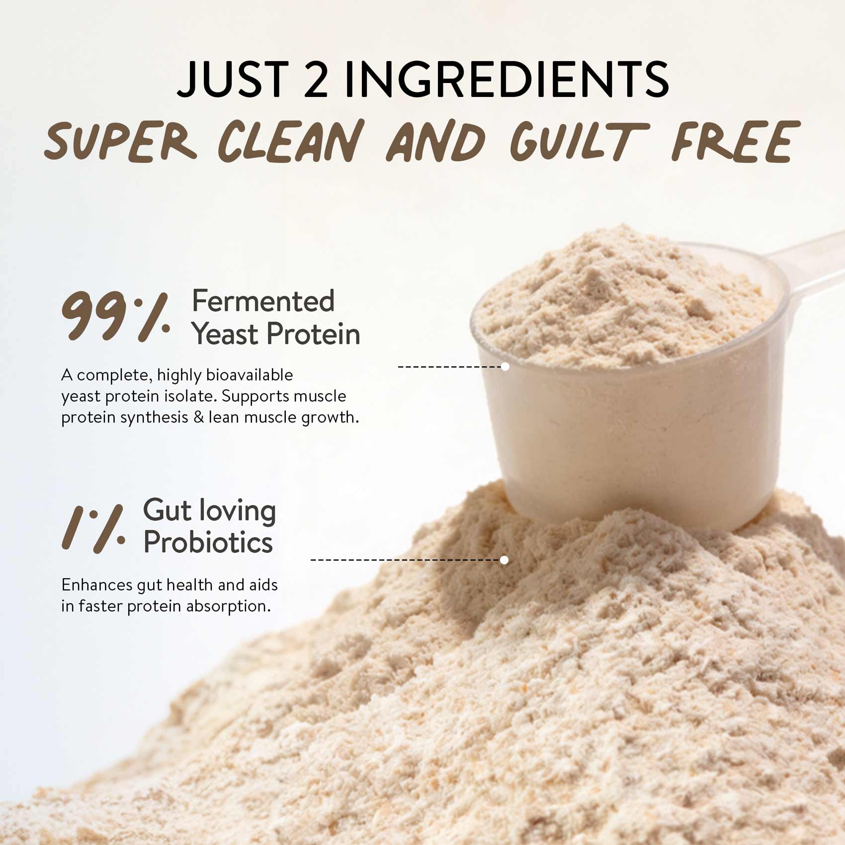Happy Cultures 31g Yeast Protein (Fermented) - Unflavoured